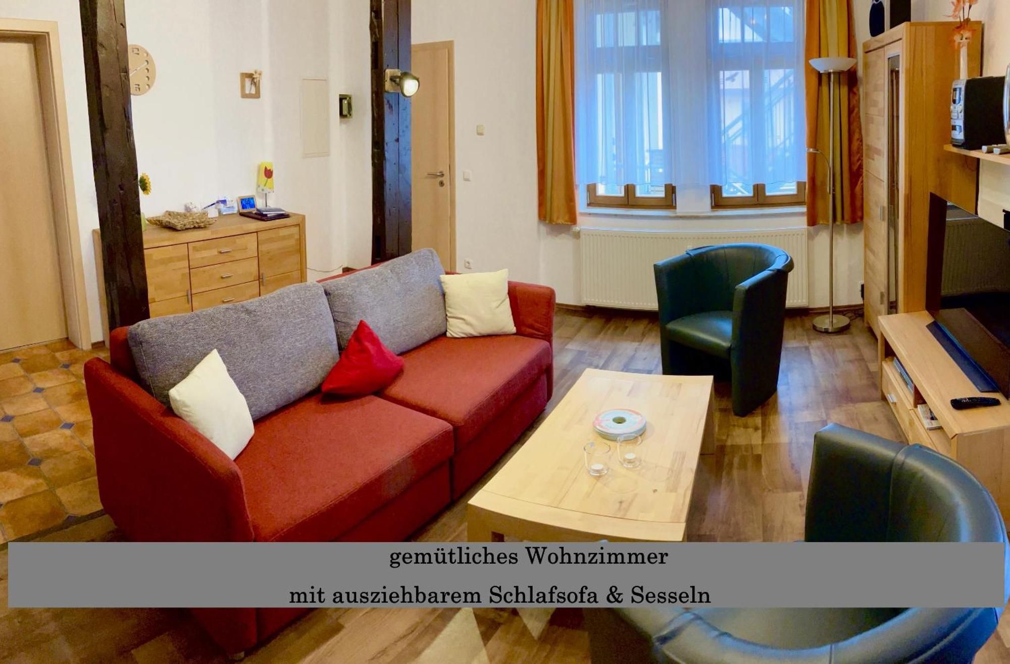 Ferienwohnung Auszeit Am Kurpark Bad Berka - Balkon - Ruhige Lage- Gratis Parkplatz & Wlan Exterior photo
